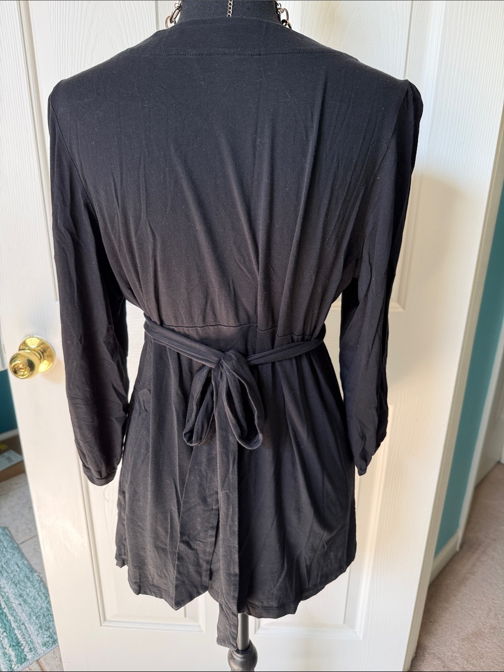 GAP Black Knit Top with Logo Tag - Picture 5 of 5